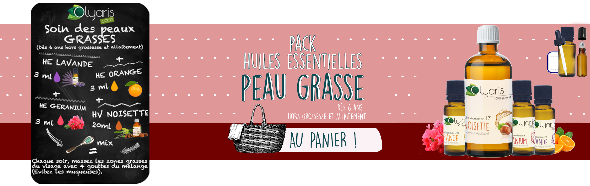 Visage et Corps à la peau grasse : le remede naturel et efficace aux Huiles Essentielles par Olyaris